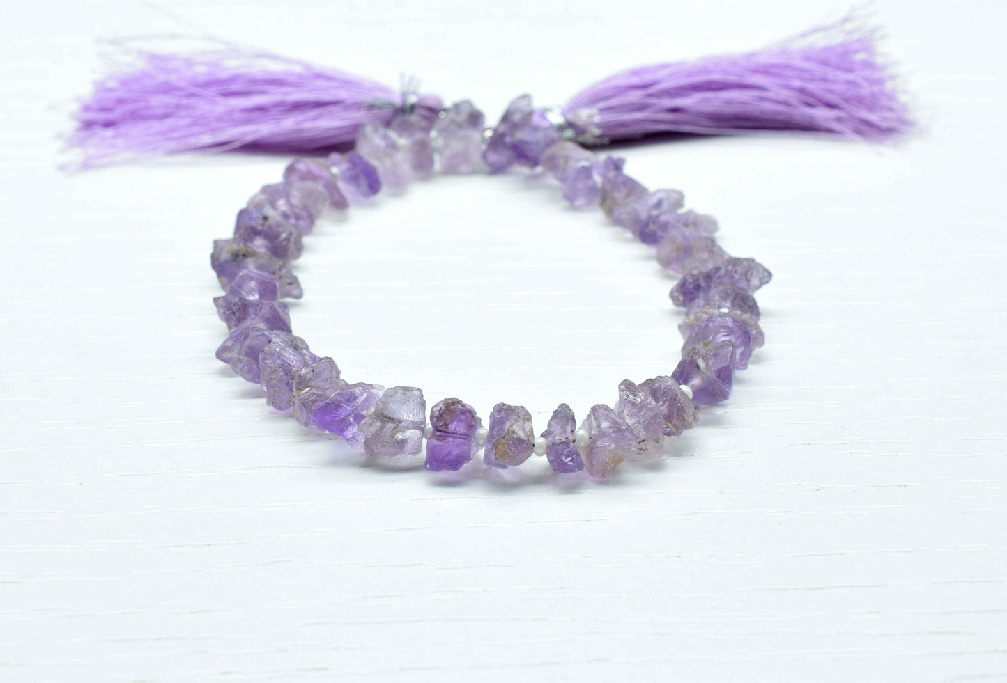 Amethyst Gemstone Rough Stone 4x7mm to 5x10mm Nuggets Beads,Light Purple Amethyst Bead Jewelry Making,Amethyst Gemstone Beads Strand Jewelry
