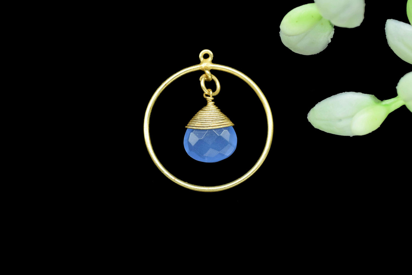 Gemstone Heart Shape Pendant,Heart Beads Dangle Earring,Station Link Supply,Handmade Jewelry,Finding Circle Pendant,Wire Wrapped Component