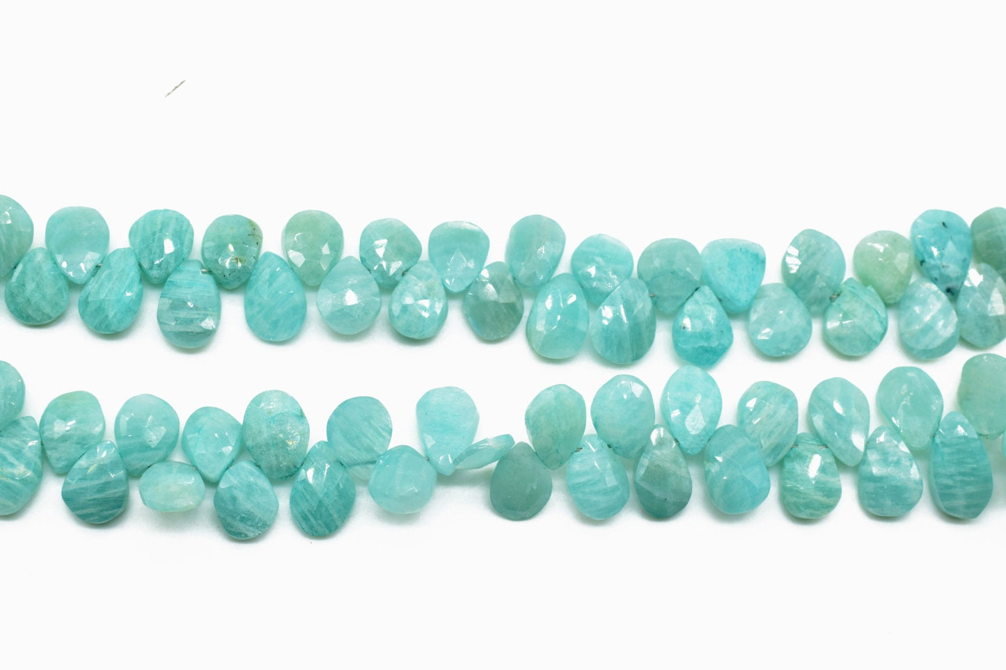 Amazonite Pear Shape Faceted Beads,Jewelry Making Craft,AAA Quality Amazonite Briolette,teardrop,Amazonite Beads,6x8 Amazonite pear shape