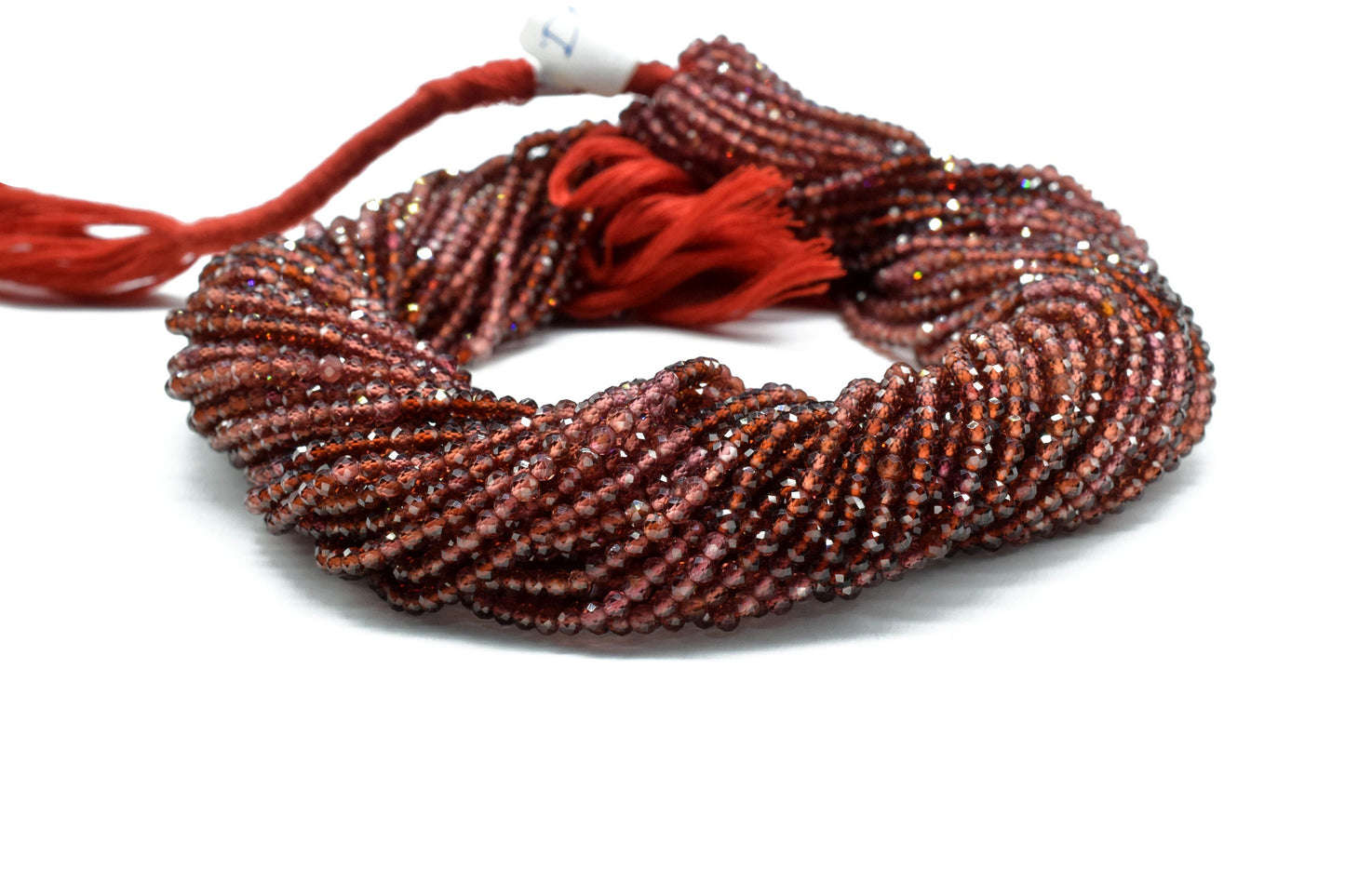 Natural Mozambique Garnet Faceted Beads,Gemstone Beads Strand,Shaded Garnet Beads,Micro faceted beads,Mozambique beads Strand Jewelry Gift