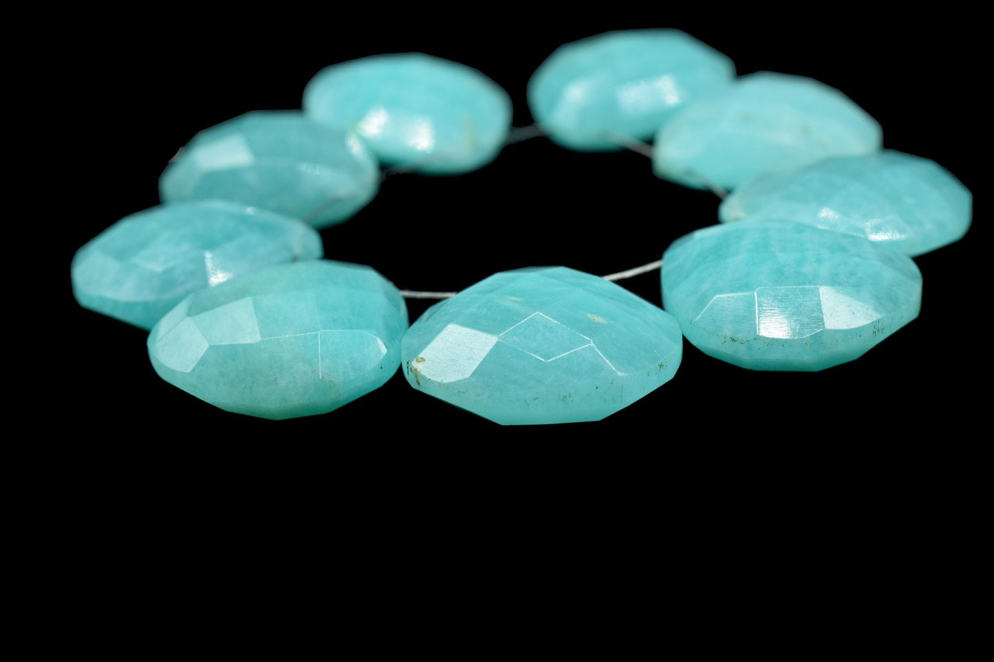 mazonite Faceted 20mm Heart Shape Briolettes,Amazonite Gemstone Beads,20mm Heart Shape Beads,Green mint Heart Shape,Natural Amazonite beads