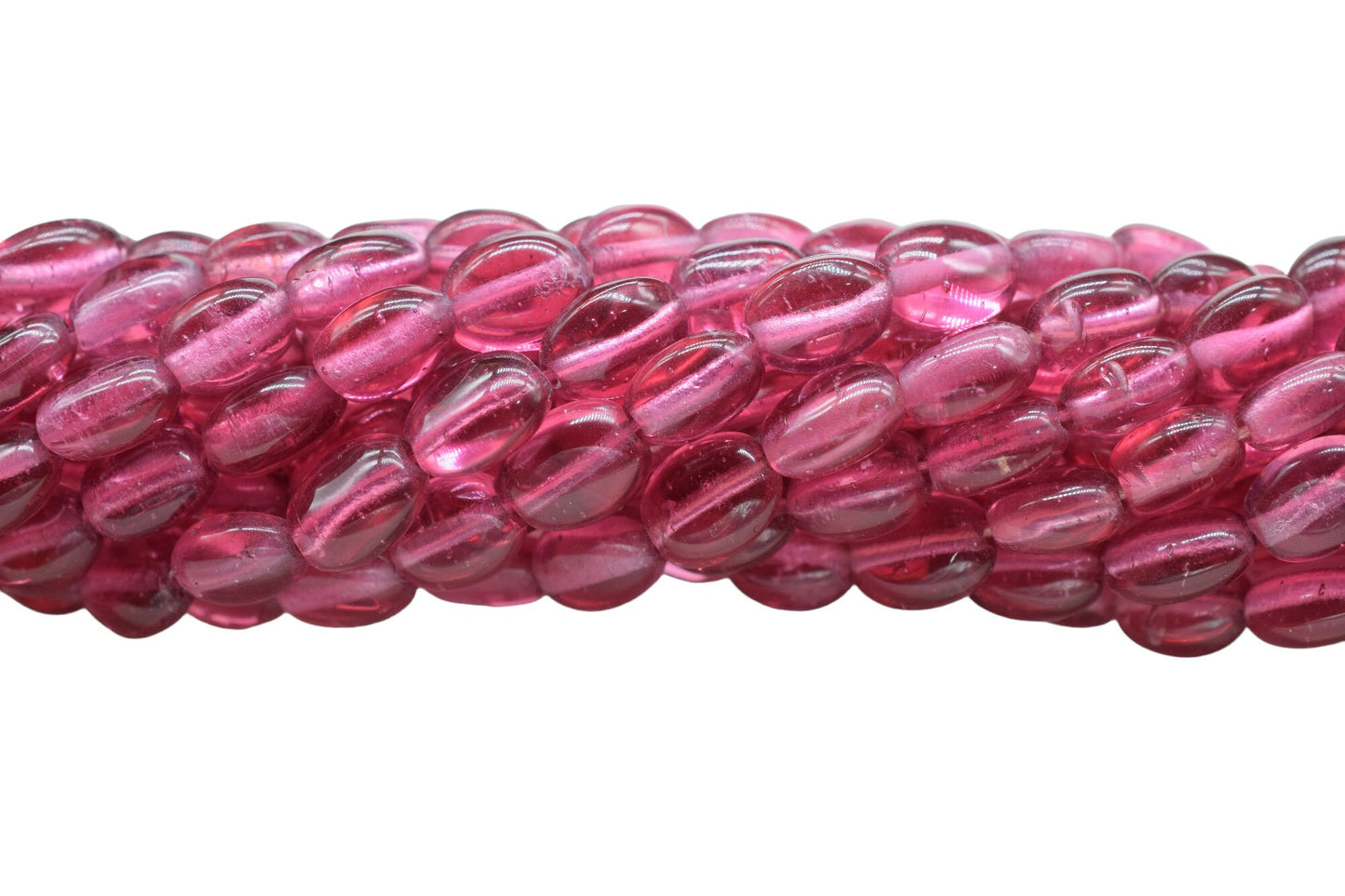 Pink Tourmaline Smooth Oval Beads,Tourmaline Quartz Smooth Beads,Loose Beads for Jewelry Making,Pink Quartz Oval Beads,Tourmaline Nuggets